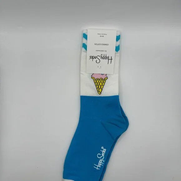 4 Pairs Happy Socks Size Medium Unisex NWT - Picture 8 of 13